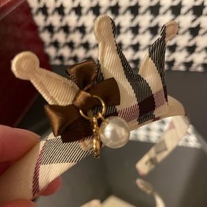(New!) Plaid princess crown 👑 headband (ages 5+)